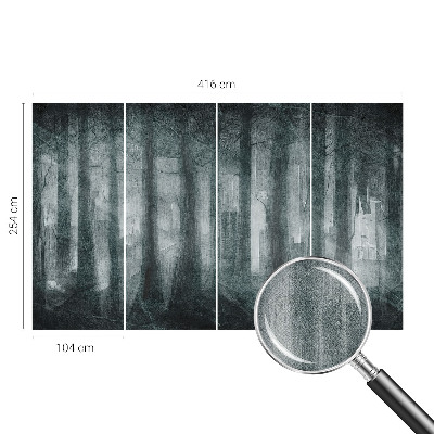 Fototapeta do dětského pokoje Tajemný les