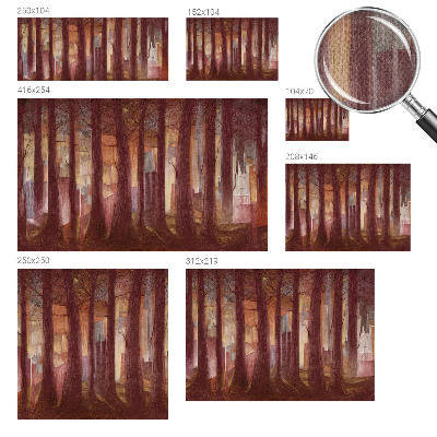 Samolepicí dekorativní fototapeta Tajemná krajina