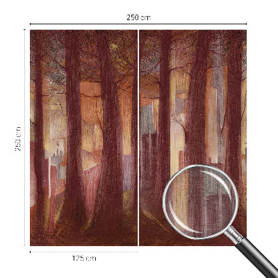 Samolepicí dekorativní fototapeta Tajemná krajina