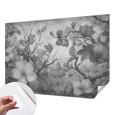 Samolepící fototapeta 3d Květinová větev