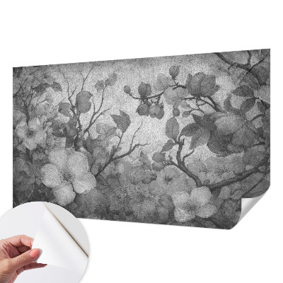 Samolepící fototapeta 3d Květinová větev
