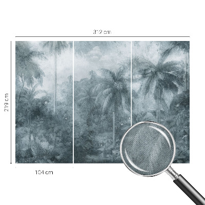 Moderní samolepicí fototapeta Tropická vegetace