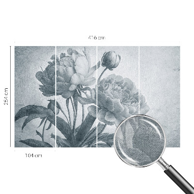 Moderní samolepicí fototapeta Květinová elegance