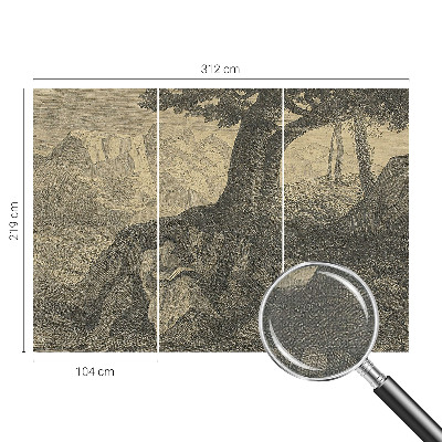 Fotografická tapeta na zeď Čtení postavy