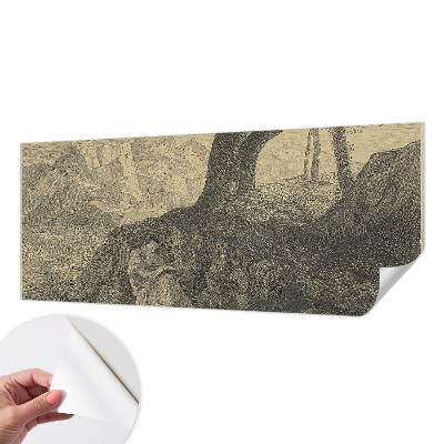 Fotografická tapeta na zeď Čtení postavy