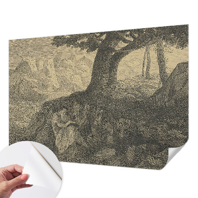 Fotografická tapeta na zeď Čtení postavy