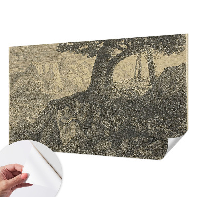 Fotografická tapeta na zeď Čtení postavy