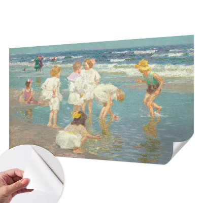 Samolepicí fototapeta do obýváků Dětství na pláži
