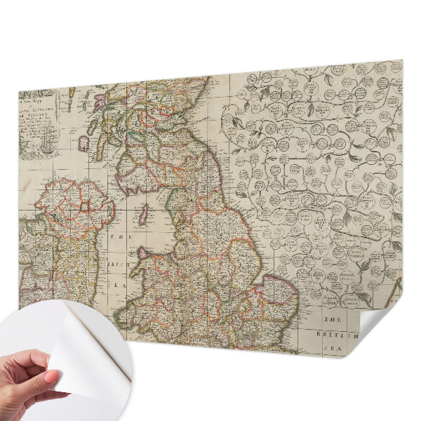 Fotografická tapeta samolepicí Starožitná mapa