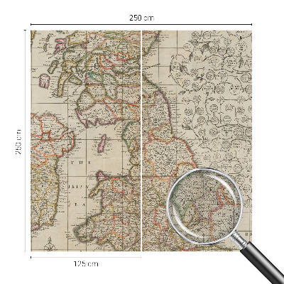 Fotografická tapeta samolepicí Starožitná mapa
