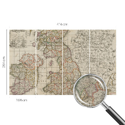 Fotografická tapeta samolepicí Starožitná mapa