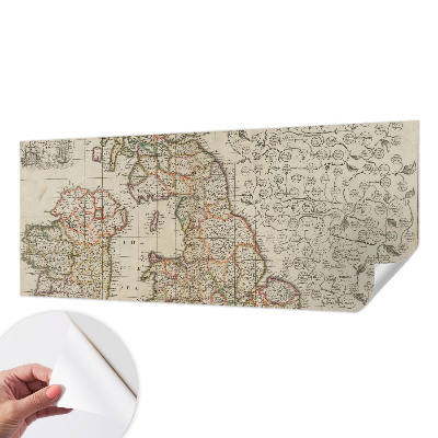 Fotografická tapeta samolepicí Starožitná mapa