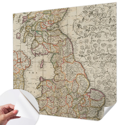 Fotografická tapeta samolepicí Starožitná mapa