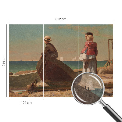 Moderní samolepicí fototapeta Přímořská scéna