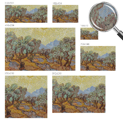 Samolepící fototapeta 3d Olivovníky