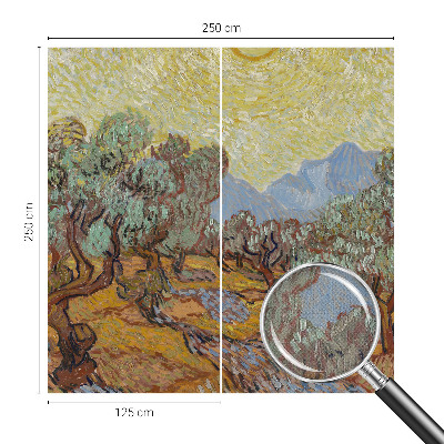 Samolepící fototapeta 3d Olivovníky