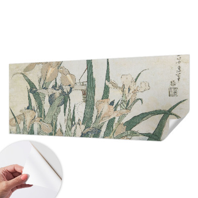 Samolepicí dekorativní fototapeta Jemné kosatce