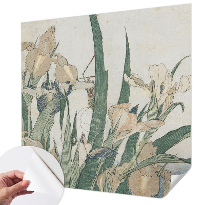 Samolepicí dekorativní fototapeta Jemné kosatce