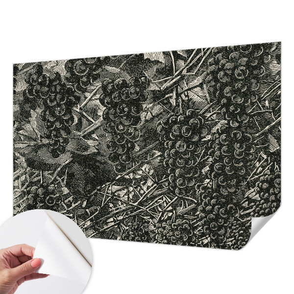 Samolepicí fototapeta Hroznový tisk