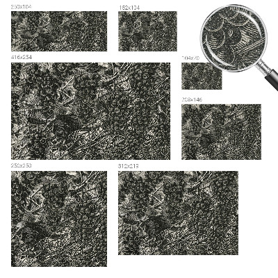 Samolepicí fototapeta Hroznový tisk