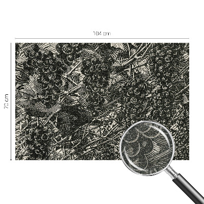 Samolepicí fototapeta Hroznový tisk