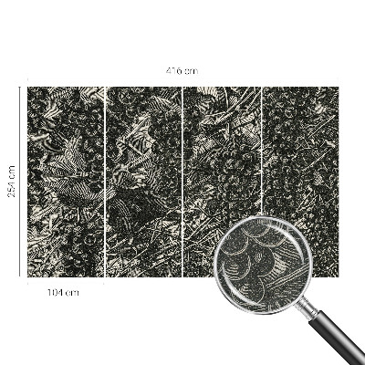 Samolepicí fototapeta Hroznový tisk