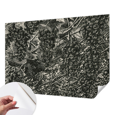 Samolepicí fototapeta Hroznový tisk