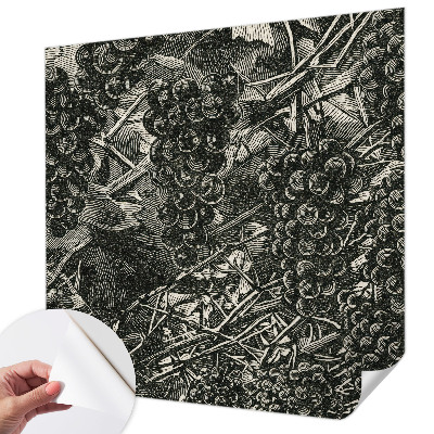 Samolepicí fototapeta Hroznový tisk
