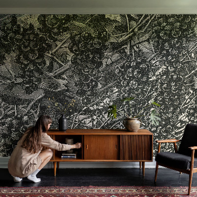 Samolepicí fototapeta Hroznový tisk