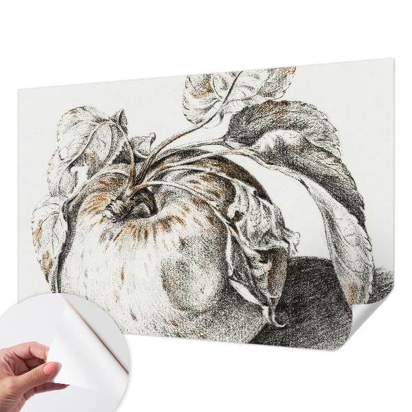 Samolepicí fototapeta do dětského pokoje Jablečné listy