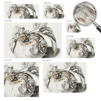 Samolepicí fototapeta do dětského pokoje Jablečné listy