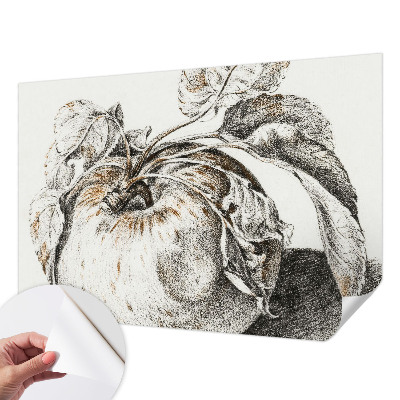 Samolepicí fototapeta do dětského pokoje Jablečné listy