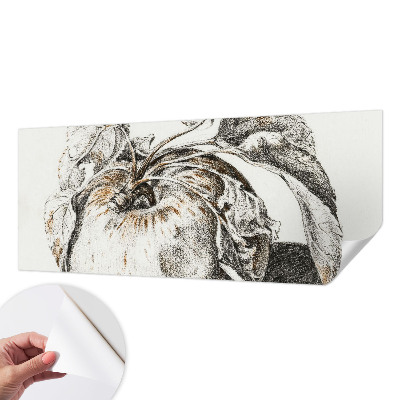 Samolepicí fototapeta do dětského pokoje Jablečné listy