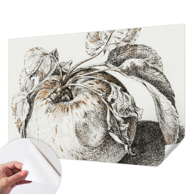 Samolepicí fototapeta do dětského pokoje Jablečné listy