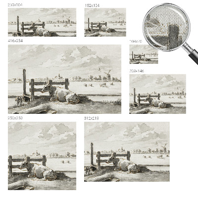 Samolepicí fototapeta do dětského pokoje Venkovská idyla