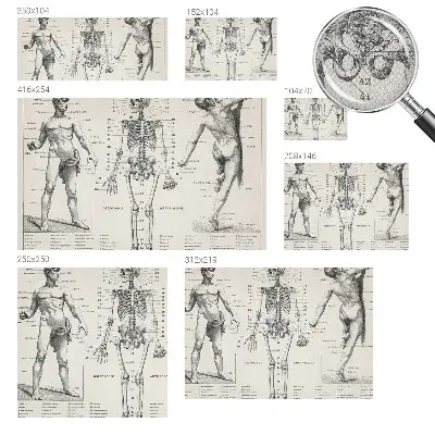 Fototapeta do dětského pokoje Klasická anatomie