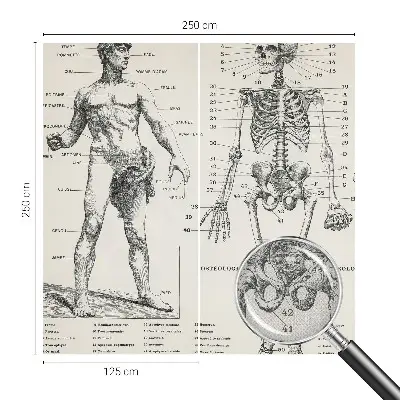 Fototapeta do dětského pokoje Klasická anatomie