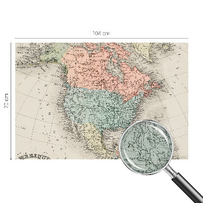 Fotografická tapeta na zeď Historická mapa
