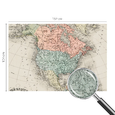 Fotografická tapeta na zeď Historická mapa
