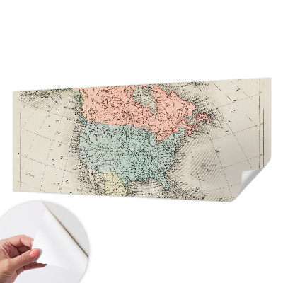Fotografická tapeta na zeď Historická mapa