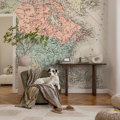 Fotografická tapeta na zeď Historická mapa