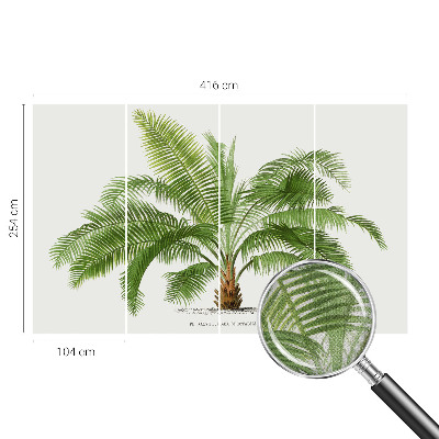 Samolepicí fototapeta Lesklá palma