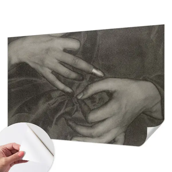 Fotografická tapeta samolepicí Materiál rukou