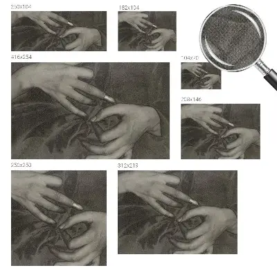 Fotografická tapeta samolepicí Materiál rukou