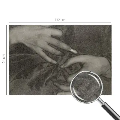 Fotografická tapeta samolepicí Materiál rukou