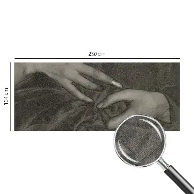 Fotografická tapeta samolepicí Materiál rukou