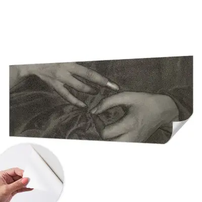 Fotografická tapeta samolepicí Materiál rukou