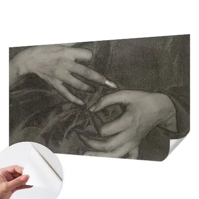Fotografická tapeta samolepicí Materiál rukou