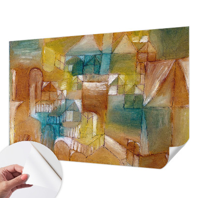 Moderní samolepicí fototapeta s motivem geometrických struktur