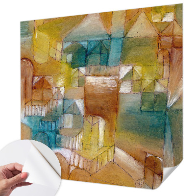Moderní samolepicí fototapeta s motivem geometrických struktur